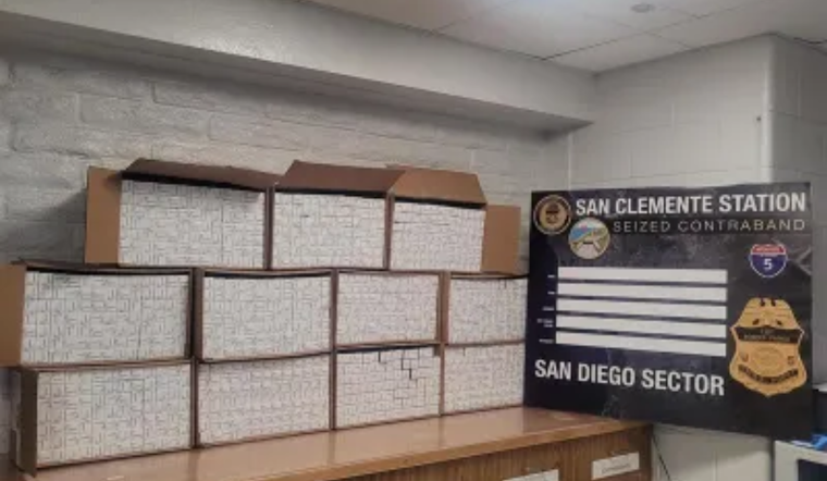 San Diego Border Patrol Seizes Over 90,000 Xanax Pills Valued at $600k on I-5, Driver Charged