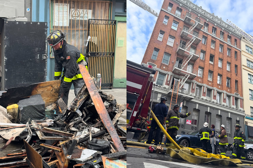 San Francisco Apartment Fire on Ellis Street Results in Hospitalization and Dog Fatality, Local Politician Praises First Responders