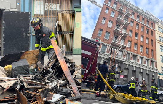 San Francisco Apartment Fire on Ellis Street Results in Hospitalization and Dog Fatality, Local Politician Praises First Responders