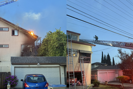 San José Firefighters Swiftly Control E Julian St. Blaze, Red Cross Assists 7 Displaced Residents and Pets