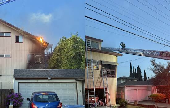 San José Firefighters Swiftly Control E Julian St. Blaze, Red Cross Assists 7 Displaced Residents and Pets