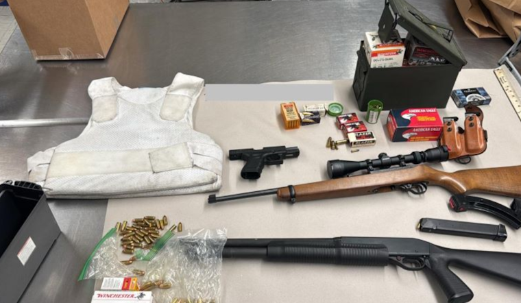 San José Man Arrested for Road Rage Incidents, Brandishing Stolen Firearm