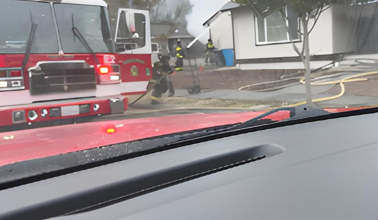Santa Rosa Firefighters Swiftly Contain Blaze at Ridley Avenue Duplex, One Injured in Line of Duty