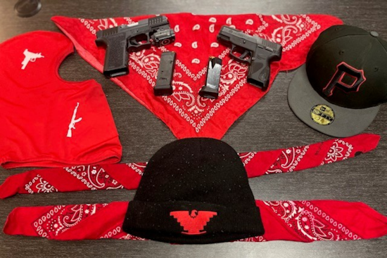Santa Rosa Police Seize Loaded Guns from Suspected Gang Members, Arrest Two Including a Juvenile