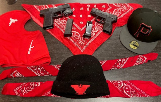 Santa Rosa Police Seize Loaded Guns from Suspected Gang Members, Arrest Two Including a Juvenile