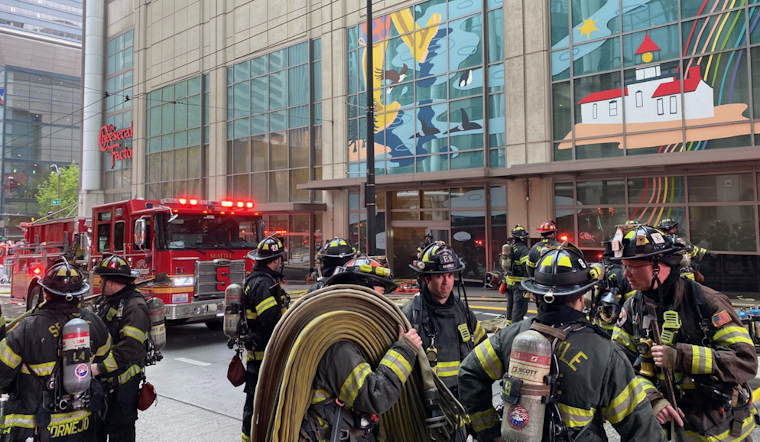 Seattle Firefighters Quell 2-Alarm Blaze in Downtown High-Rise, No Injuries Reported