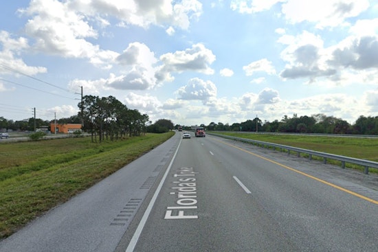Semi-Truck Jackknife Causes Major Traffic Standstill on Florida's Turnpike Near Fort Pierce