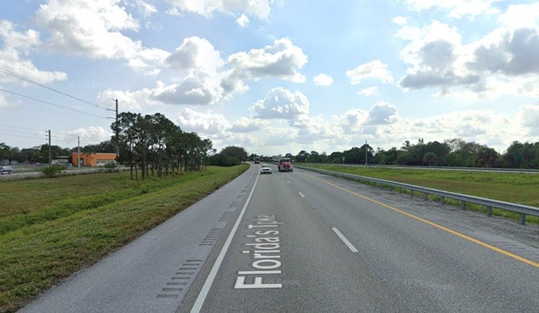 Semi-Truck Jackknife Causes Major Traffic Standstill on Florida's Turnpike Near Fort Pierce