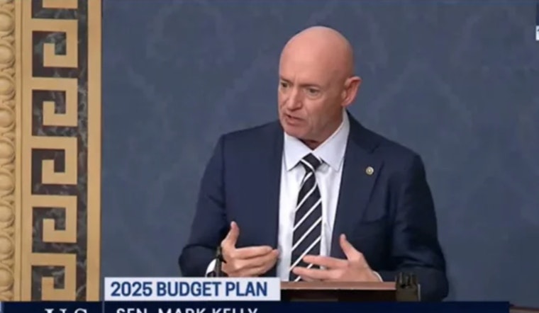 Senator Mark Kelly Champions Working Families, Proposes Amendment to Halt Tax Cuts for Ultra-Wealthy in Senate Debate