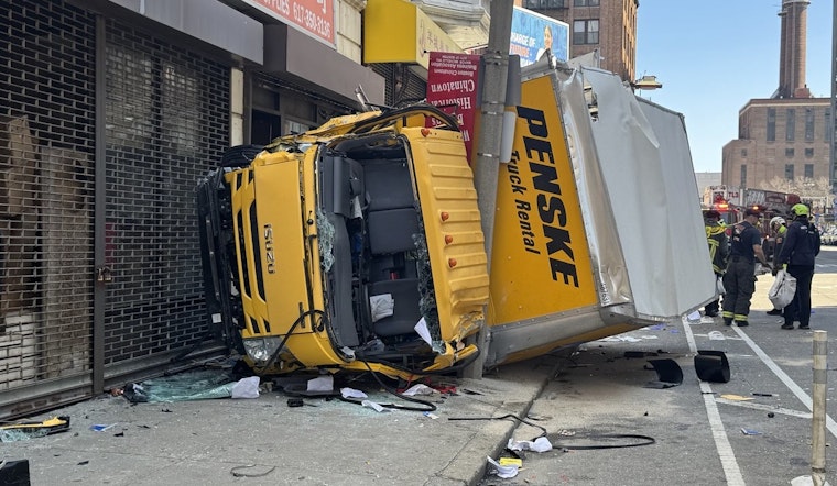 Six Injured as Truck Plows into Pedestrians and Building in Boston's Chinatown