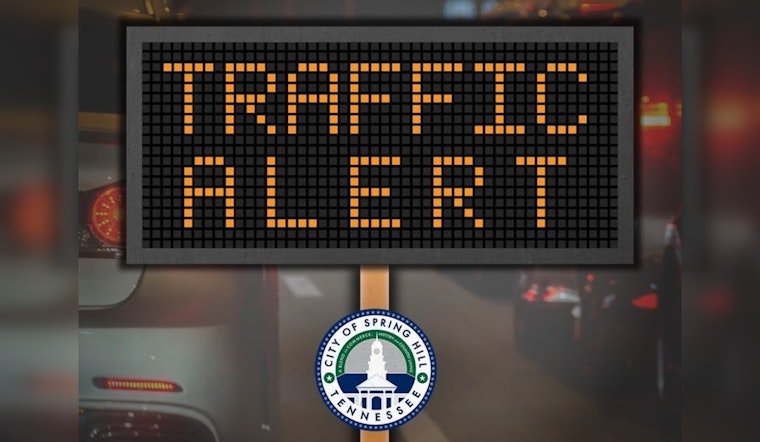 Spring Hill Traffic Alert: Essential Signal Cabinet Replacement at Stephen P Yokich Pkwy and Main St