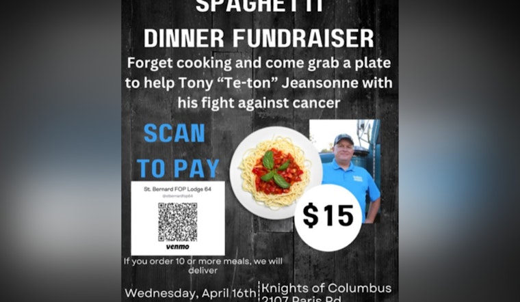 St. Bernard Parish Rallies at Spaghetti Dinner Fundraiser to Support Sheriff’s Lieutenant Battling Leukemia