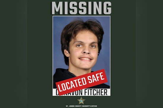 St. Johns County Breathes Sigh of Relief as Missing Teen Donavon Fitcher Found Safe
