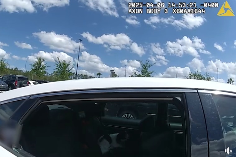 St. Johns County Deputy Saves Dog from Overheating in Car at St. Augustine Home Depot