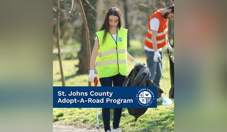St. Johns County Invites Community to Preserve Local Environment with Adopt-A-Road Program for Earth Day