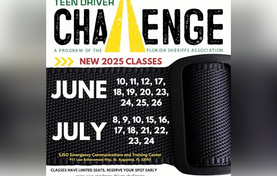 St. Johns County Sheriff's Office Offers Teen Driver Challenge to Enhance Road Safety for Adolescents