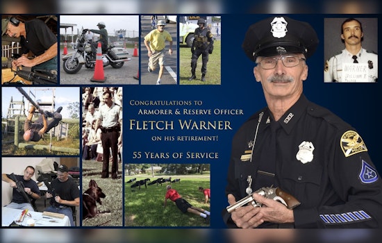 St. Petersburg Salutes Reserve Officer William 'Fletch' Warner on His Remarkable 55-Year Law Enforcement Career