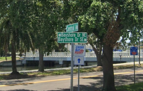 St. Petersburg Woman Charged with DUI After Vehicle Plunges into Bay at Central Ave and Bayshore Dr NE