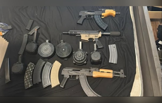 Stockton Police Seize Arsenal of Firearms After Traffic Stop, Two Arrested on Gun Charges