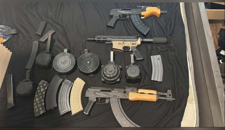 Stockton Police Seize Arsenal of Firearms After Traffic Stop, Two Arrested on Gun Charges