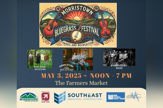 Strumming on the Green, Morristown's 3rd Annual Bluegrass Festival Set for May 3 with Headliners Carson Peters and Iron Mountain