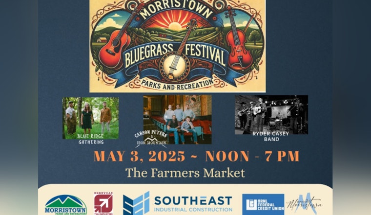 Strumming on the Green, Morristown's 3rd Annual Bluegrass Festival Set for May 3 with Headliners Carson Peters and Iron Mountain
