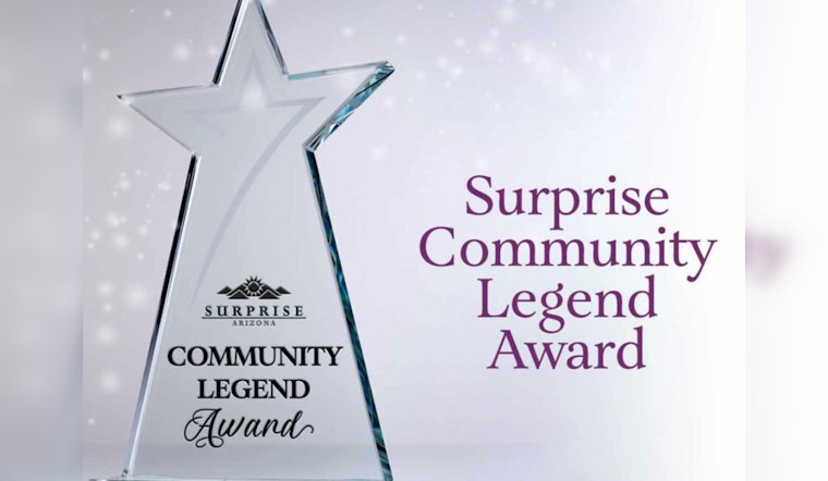 Surprise Community Legend Awards Seeks Nominations to Honor Local Heroes and Organizations