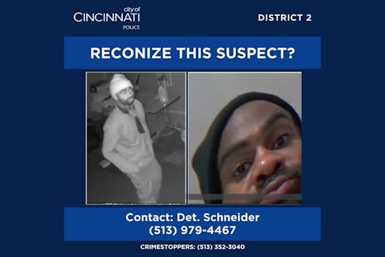 Suspected Thief "Roman" Sought by Cincinnati Police for Kinney Avenue Apartment Break-In and Camera Theft