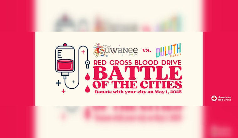 Suwanee and Duluth Spar in Friendly "Battle of the Cities" Blood Drive Challenge for a Good Cause