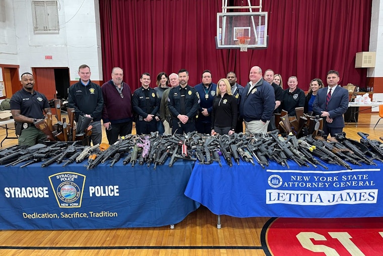 Syracuse Gun Buyback Event Nets 638 Firearms, Attorney General Letitia James Highlights Initiative's Impact on Gun Violence