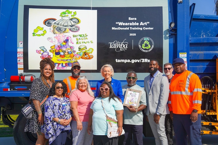 Tampa Showcases Student Creativity on Solid Waste Trucks and Riverfront Park in 2025 3R's Art & Poetry Contest