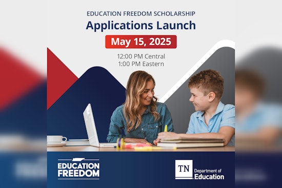 Tennessee Department of Education Announces May 15 Launch of Education Freedom Scholarship Program Applications