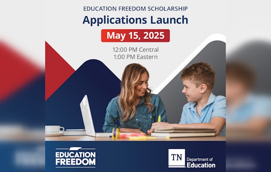 Tennessee Department of Education Announces May 15 Launch of Education Freedom Scholarship Program Applications