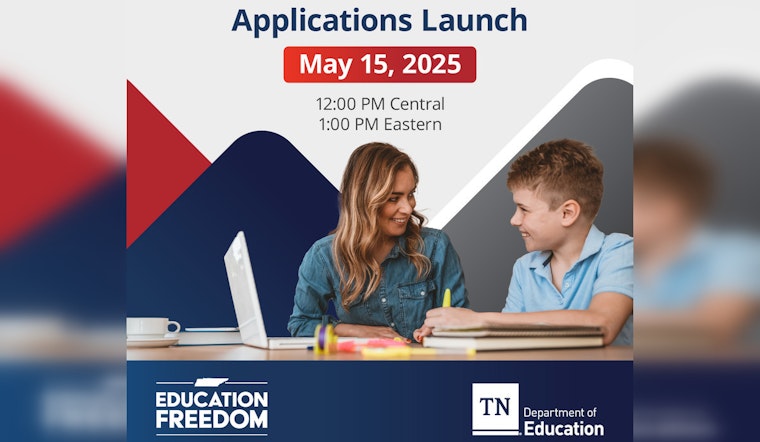 Tennessee Department of Education Announces May 15 Launch of Education Freedom Scholarship Program Applications