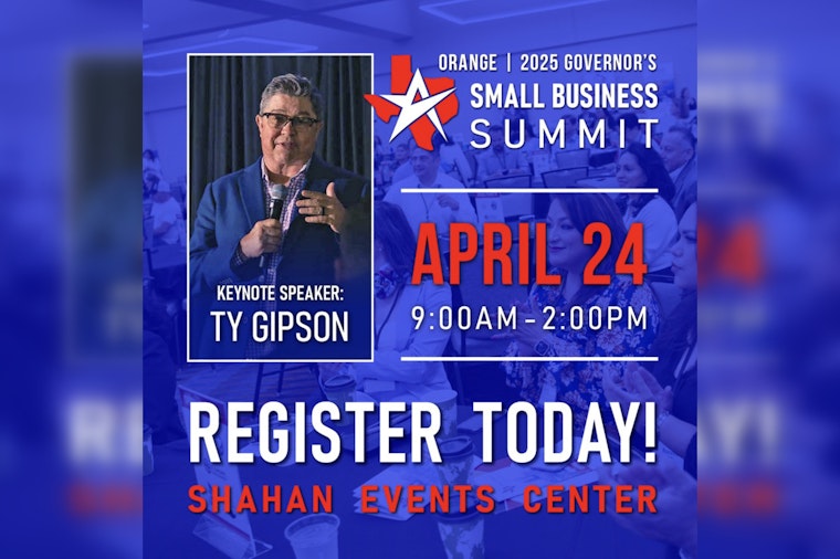 Texas Governor Abbott to Host Small Business Summit in Orange, Aiming to Strengthen Local Economy