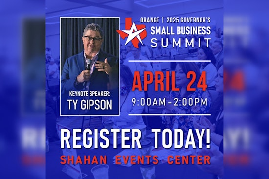 Texas Governor Abbott to Host Small Business Summit in Orange, Aiming to Strengthen Local Economy
