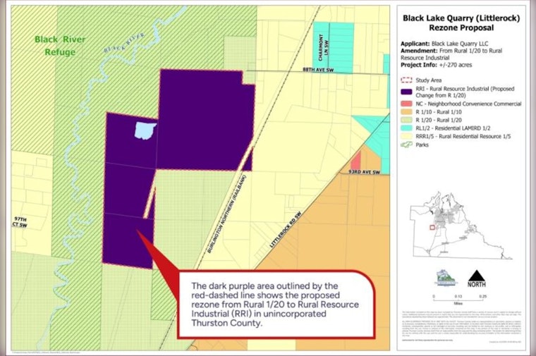 Thurston County Invites Public to Open House on Black Lake Quarry Land Use and Zoning Proposal