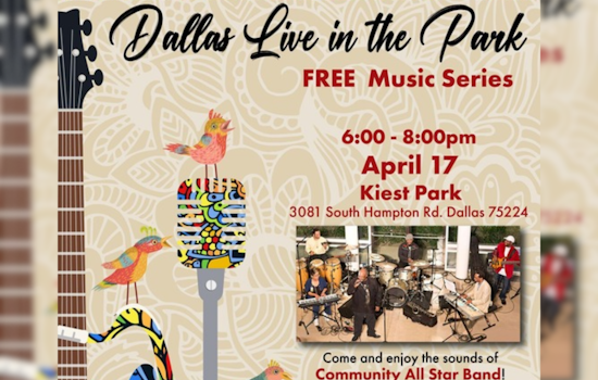 Tom Braxton Leads Community All Star Band in Free Jazz Concert at Kiest Park in Dallas