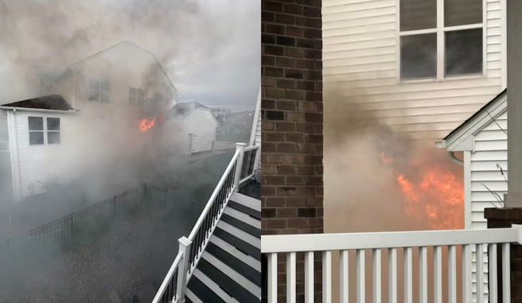 Twinsburg House Engulfed in Flames Following Suspected Lightning Strike Amid Severe Storms