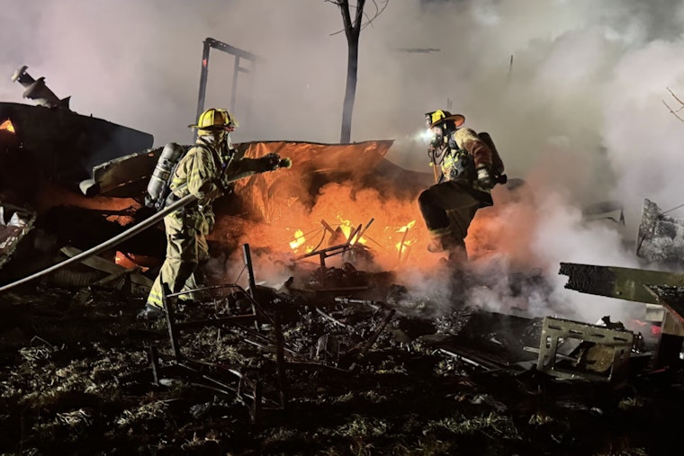 Two Dogs Perish, Dual Residences Destroyed in Devastating Arlington Township Fire Near Bangor