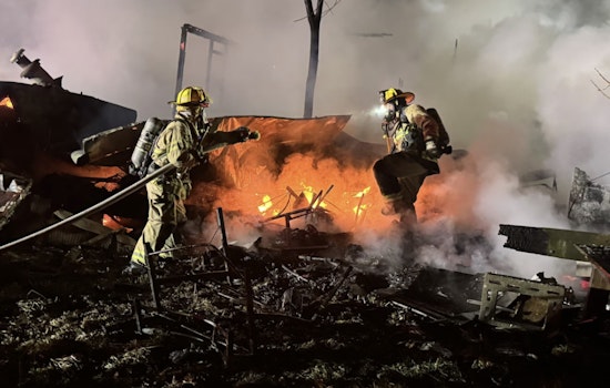 Two Dogs Perish, Dual Residences Destroyed in Devastating Arlington Township Fire Near Bangor