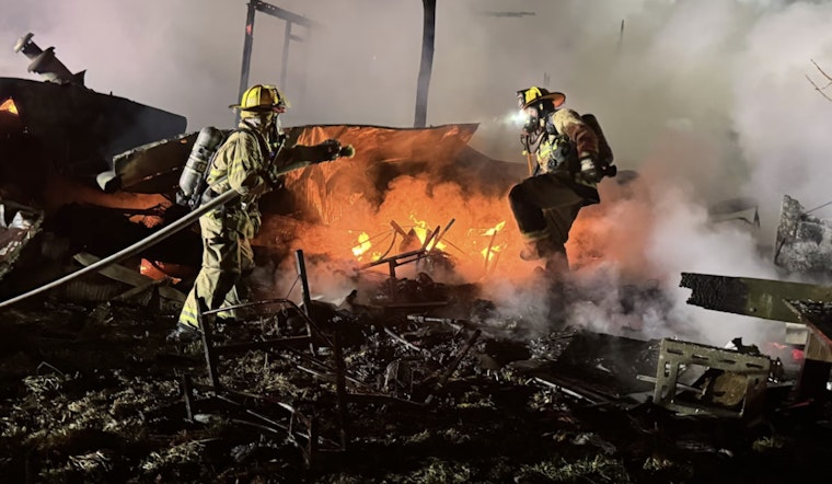 Two Dogs Perish, Dual Residences Destroyed in Devastating Arlington Township Fire Near Bangor