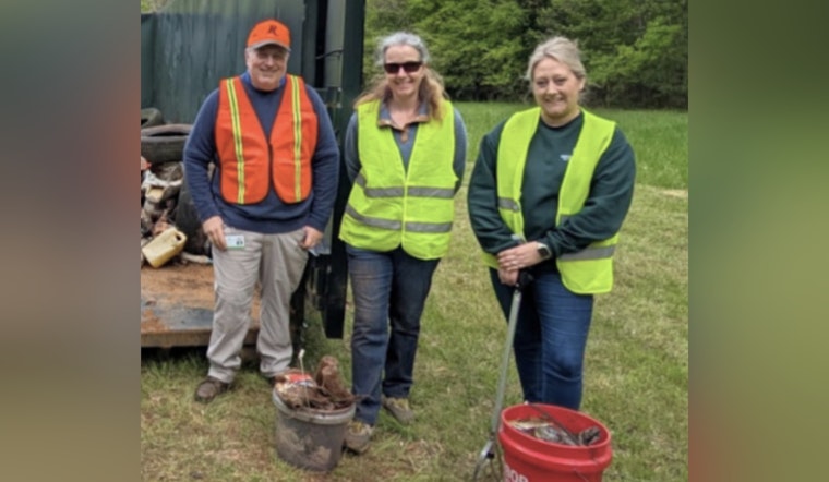 Union County Employees Tackle Litter, Collect Over 2 Tons at Jesse Helms Park Cleanup