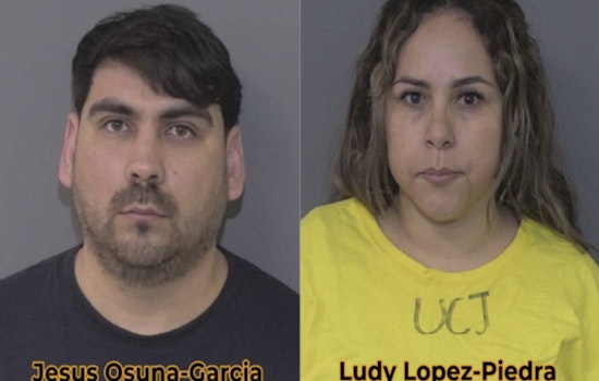 Union County Sheriff's Office Seizes Two Kilograms of Fentanyl in Traffic Stop as Jesus Osuna-Garcia and Ludy Lopez-Piedra Are Charged