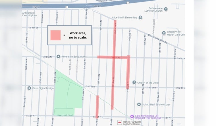 Updated Construction Zone Map for Hopkins Available: CenterPoint Energy Advises Residents to Check for New Detours