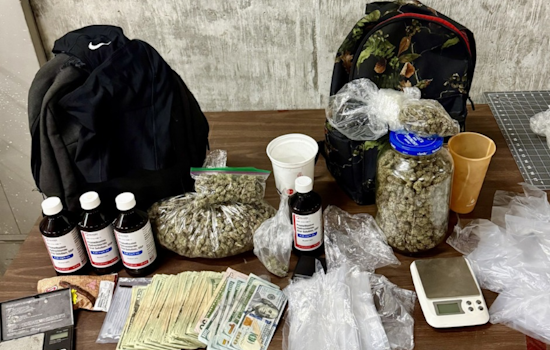 Vallejo Police Department Unearth Narcotics Haul During Traffic Stop for Tint Violation