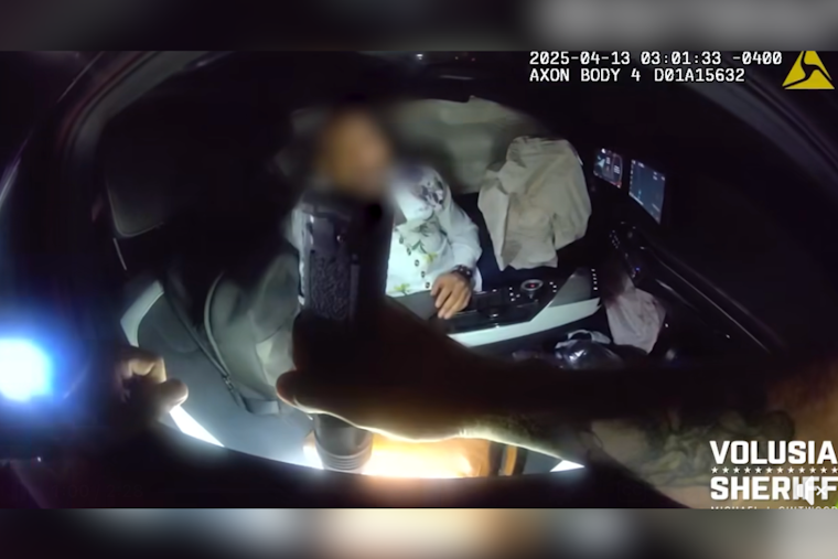 Volusia County Officers' Brush With Death: SUV Nearly Strikes Responding Officers on I-95