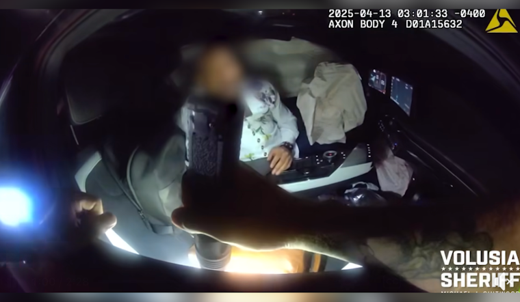 Volusia County Officers' Brush With Death: SUV Nearly Strikes Responding Officers on I-95
