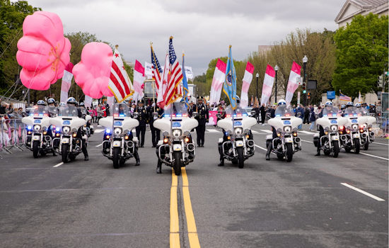 Washington D.C. Celebrates with Safety and Spirit as MPD Officers Lead Cherry Blossom Festival Parade