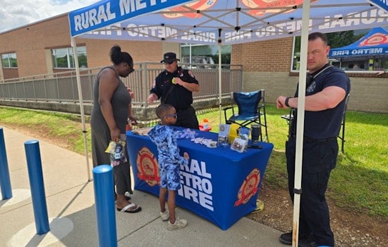 West Knox County Fire Crew Engages Cedar Bluff Elementary at PTO Community Fair
